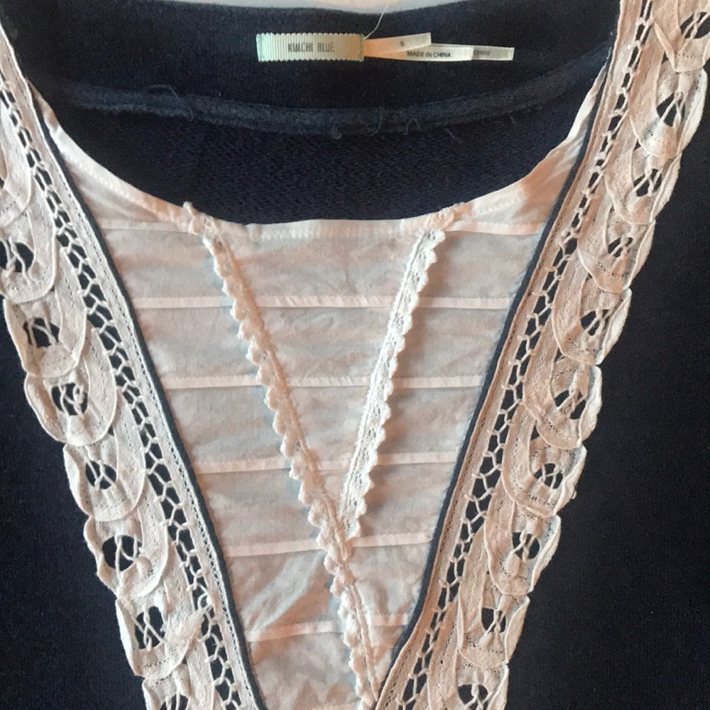 Lace Patch Sweatshirt - Picture 2 of 6